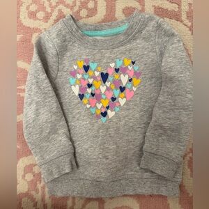 Cat & Jack Heart Sweatshirt